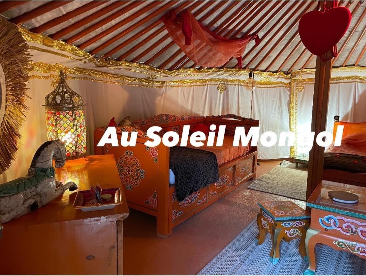 Au Soleil Mongol Bed and Breakfast Sorède Exteriör bild